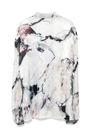 Marble-printed shirt ROBERTO CAVALLI | TWT700HEN18D0027